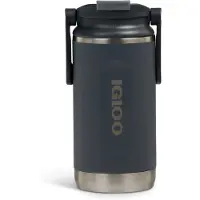 Igloo - Flip ‘n’ Sip Tumbler, Drinkbeker - Drinkfles - zwart - 355ml