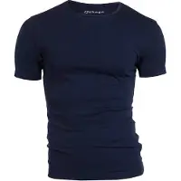 Garage Basis t-shirt ronde hals bodyfit blauw