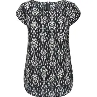 ONLY Blouse 'ONLVic' donkerblauw / offwhite