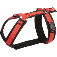 AnnyX Hondentuig - Y-tuigje - Rood - maat XXS - Borstomvang 36-42cm - alleen geschikt voor een heel klein hondje