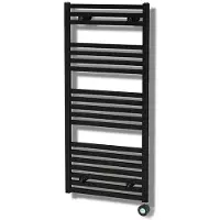 Maxaro Zeus Radiator Elektrisch | 50x122 cm Mat zwart 600 Watt Aluminium