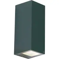QAZQA Moderne wandlamp donkergroen 2-lichts GU10 70mm IP54 - Baleno