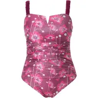 Ulla Popken Badpak cyclaam / purper