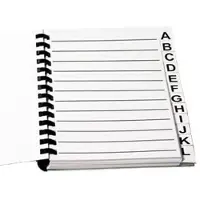 TZ Grootletter Adressen / Telefoonboek A4