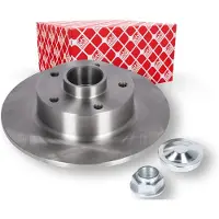 FEBI BILSTEIN Remschijf 180024 achter, compleet, 1 stuk