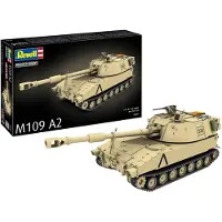 Revell Modelbouwpakket Militaire voertuigen - 03361 M109 A2 - Zelfrijdende Houwitser - Militair Voertuig Plastic - 1:72 - Modelbouw