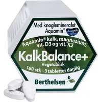 Berthelsen Naturprodukter - KalkBalance+ 180 stk.