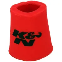 K&N Engineering K&N Airforce Pre-Cleaner Round Tapered Red Air Filter Foam Wrap 6in Base ID x 5in Top ID x 9in H