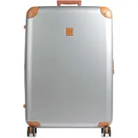 Bric's Amalfi 4-wielige trolley 82 cm zilverkleurig