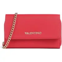 Valentino Schoudertas Koppeling Zero Re Wallet With Shoulder Strap Rosso Rood