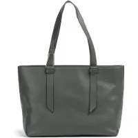 Coccinelle Leren Schoudertas Malory Handbag Alga Donkergroen