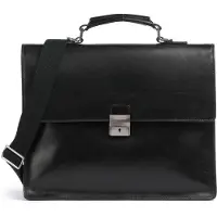 The bridge Story Uomo aktetas leer 40 cm zwart