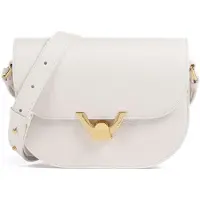 Coccinelle Leather Cross Body Bag In Cream Maat: OS | Crossbodytassen Outlet | Dames | Wit