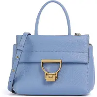 Coccinelle Leren Handtas Schoudertas Arlettis Handbag Azul Blauw