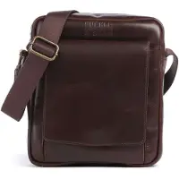 Buckle & Seam Crazy Horse Collector | Crossbody tas leer | bruin