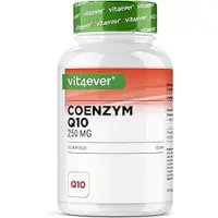 Vit4ever Co-enzym Q10 extra hooggedoseerd met 250 mg per capsule – 180 capsules – 4 maanden voorraad – Premium: Q10 uit plantaardige fermentatie – 100% ubiquinon – vegan
