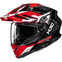 HJC RPHA 60 Dakar Zwart Wit Rood Adventure Motorhelm Maat M