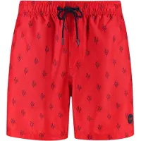 Shiwi Zwemshorts 'Mike' rood / zwart