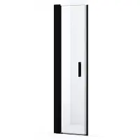 Maxaro Diamond Douchedeur 50cm Mat Zwart Helder Glas Draaideur | Douchedeur | Douchedeur Draaibaar | Douchedeur Inklapbaar