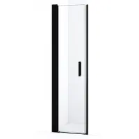 Maxaro Diamond Douchedeur 50 cm Mat Zwart Helder Glas Draaideur | Douchedeur | Douchedeur Draaibaar | Douchedeur Inklapbaar