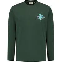 Shiwi Shirt 'Jude Paradice' mintgroen / donkergroen