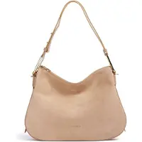 Coccinelle Schoudertas 'Magie Suede Bim 36x24x10.5 cm' nude