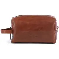 Buckle & Seam Crazy Horse Everest Toilettas cognac
