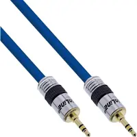 InLine Premium 3,5mm Jack stereo audio kabel / blauw - 15 meter