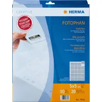 Herma Fotophan - Hülle x 10 7698 Diahoezen Transparant 5 x 5 cm