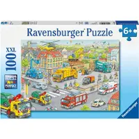 Ravensburger Puzzle - Transports, 100 pièces XXL