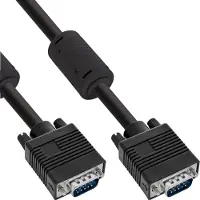 InLine S-VGA kabel, 15-pins HD male / male, zwart, 2m