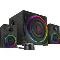 Speedlink SL-830100-BK 2.1 PC-luidsprekers Bluetooth, Kabelgebonden, USB 60 W Zwart