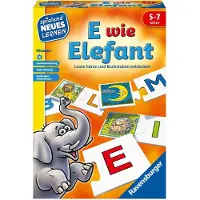 Ravensburger , "Spelenderwijs Nieuw Leren", Alfabetspel, "E zoals Olifant", artikelnummer 24951
