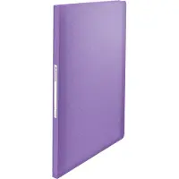 Esselte Colour'Breeze Showalbum A4 - Met 60 Hoezen voor 120 Vellen - Voor Het Presenteren en Bewaren van Documenten - Lavendel