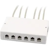 PROCABLE Keystone behuizing (Desktop, 6-poorts)