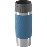 EMSA reisdrinkbeker N20118 blauw - roestvrijstaal - 360 ml