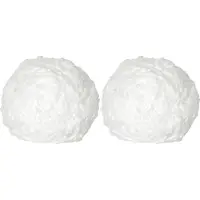 Star Trading LED Pillar Kerze 2P Snowball