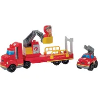 Abrick Brandweerwagen met Brandweerauto