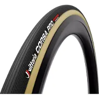 Vittoria Corsa Pro 700 mm Graphene G2.0 + Silica Compound Road Tubular Beige Zijwanden || Maat: 25 mm