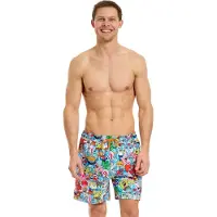 Spongebob Squarepants Zwembroek - OppoSuits - Frenzy - S tot XXL - voor Mannen - meerkleurig | Maat XXL