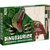 Frech Dinosaurussen - De archeologische adventskalender. 24 leuke verrassingen om te ontdekken: Grote archeologische plaat met 24 verrassingen. Inclusief gereedschap en handleiding