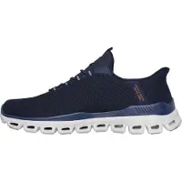 SKECHERS Sneakers laag 'Glide-Step - Noxus' marine / navy / grijs / donkeroranje