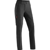 Maier Sports - Women's Nata Zip Loop - Afritsbroek 84 - Long, zwart