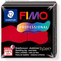 Staedtler professional - ovenhardende boetseerklei - blok 57 gr - karmijnrood