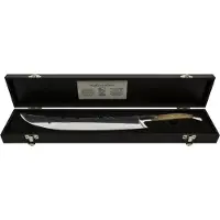 Laguiole Luxury Line champagnesabel - olijfhout