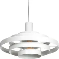Steinhauer Witte Hanglamp Halo Cirque 4217W – Elegant Lichtspel met Stijlvolle Metalen Ringen