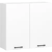Akord Keukenkast modulaire OLIWIA W80 H720 met 2 Deuren / Hangkast / Bovenkast / Furniture Factory / Wit / 80 x 72 x 30 cm