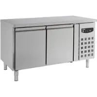 CombiSteel Bakkerij Koelwerkbank - STANDARD LINE - 428L - 2 Deuren EN600x400 - +2°C/+8°C - Geforceerd - 1510x800x860mm