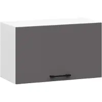 Hobby Hall Keukenkast modulaire OLIWIA W60 met 1 Deur / Hangkast / Bovenkast / Furniture Factory / Wit - Grafietgrijs / 60 x 29 x 30 cm