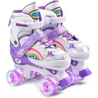 Equivera Rolschaatsen Meisjes - Skeelers Meisjes - Rolschaatsen Kinderen - Cadeautip voor uw kind!